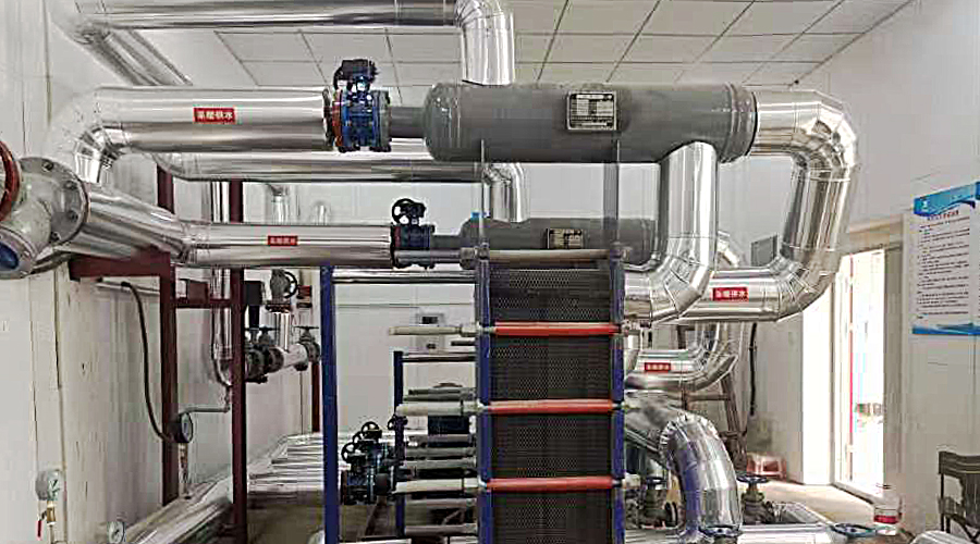 换热站项目圆满竣工