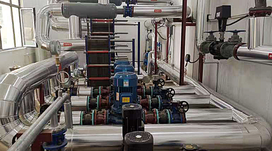 换热站项目圆满竣工